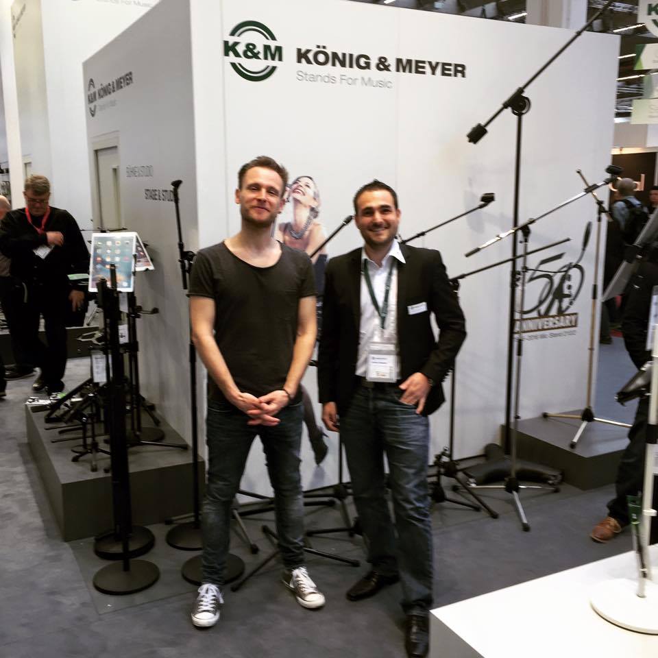 Besuch bei König & Meyer auf der Frankfurter MusikMesse