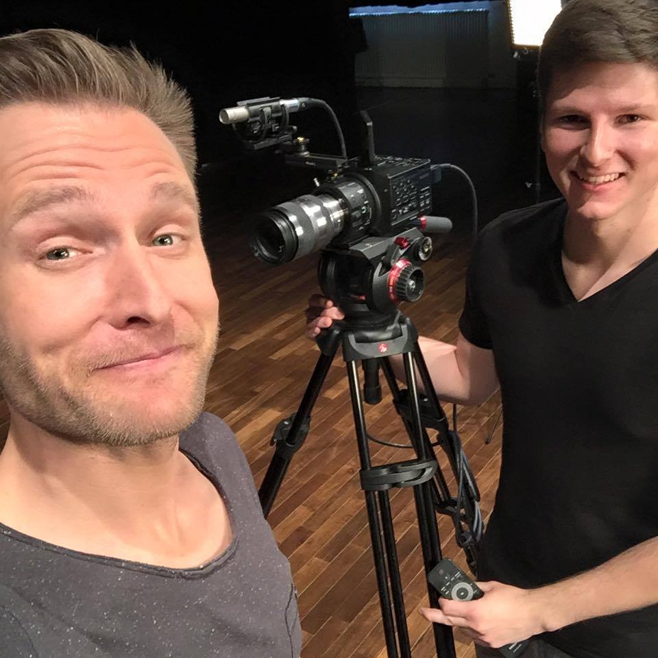 Videodreh mit Max Heumann