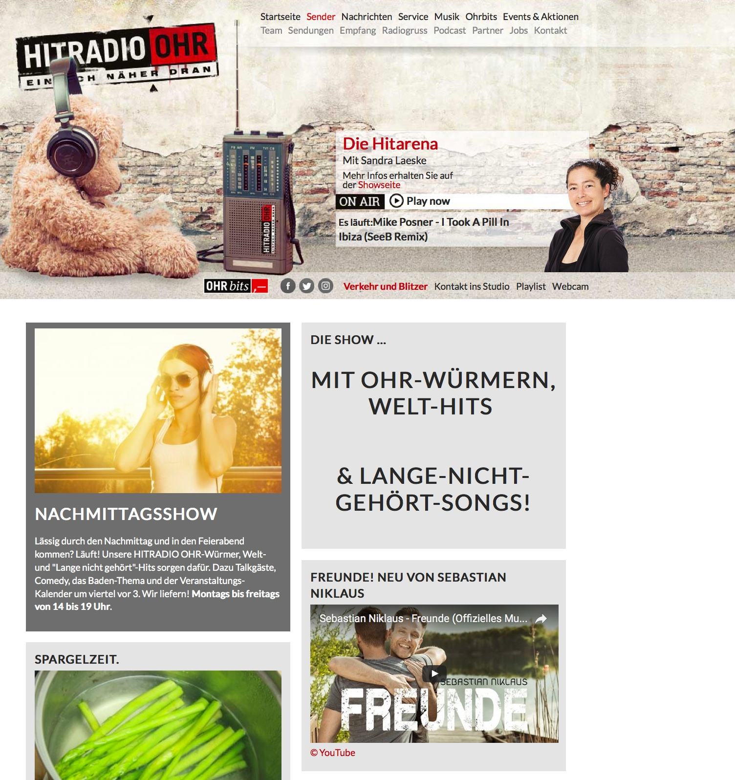 Freunde bei Hitradio Ohr