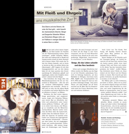 Artikel im Top Magazin 