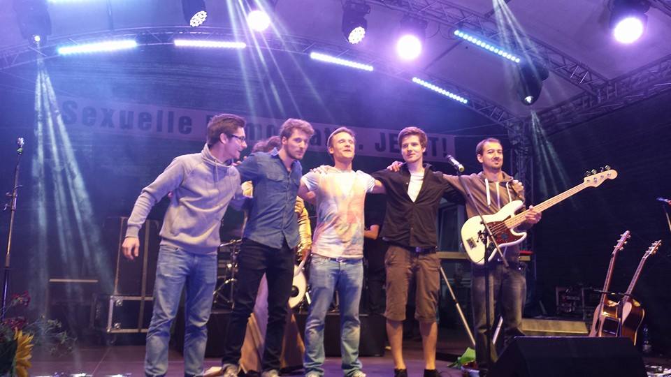 Mit meiner Band beim Motzstraßenfest am 14. Juni 2014