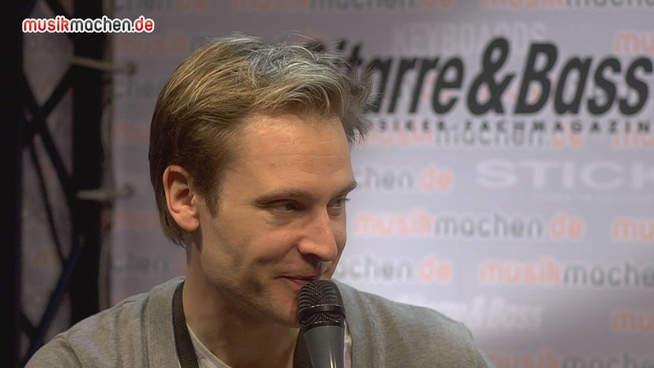 Bei musikmachen.de im Interview auf der Musikmesse 2014