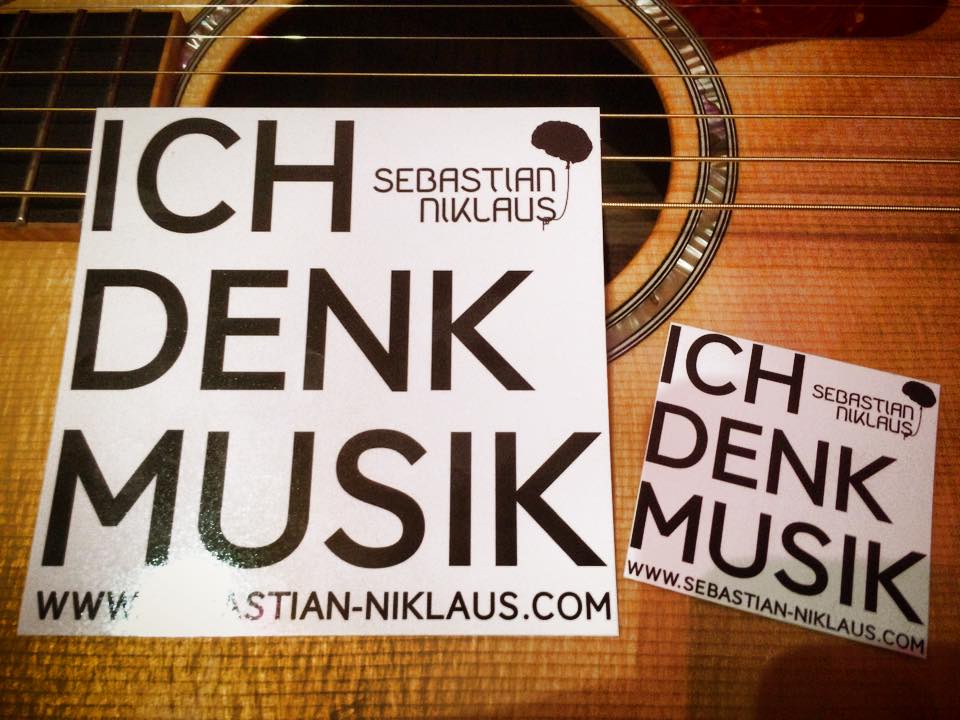 Ich denk Musik - Sticker