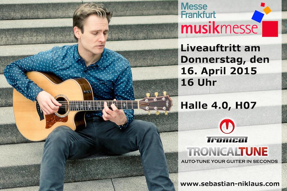 MusikMesse Frankfurt 2015 - Troncial Tune Ticket Aktion zum Liveauftritt am 16. April 2015
