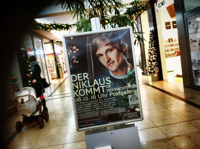 Plakat in der Postgalerie