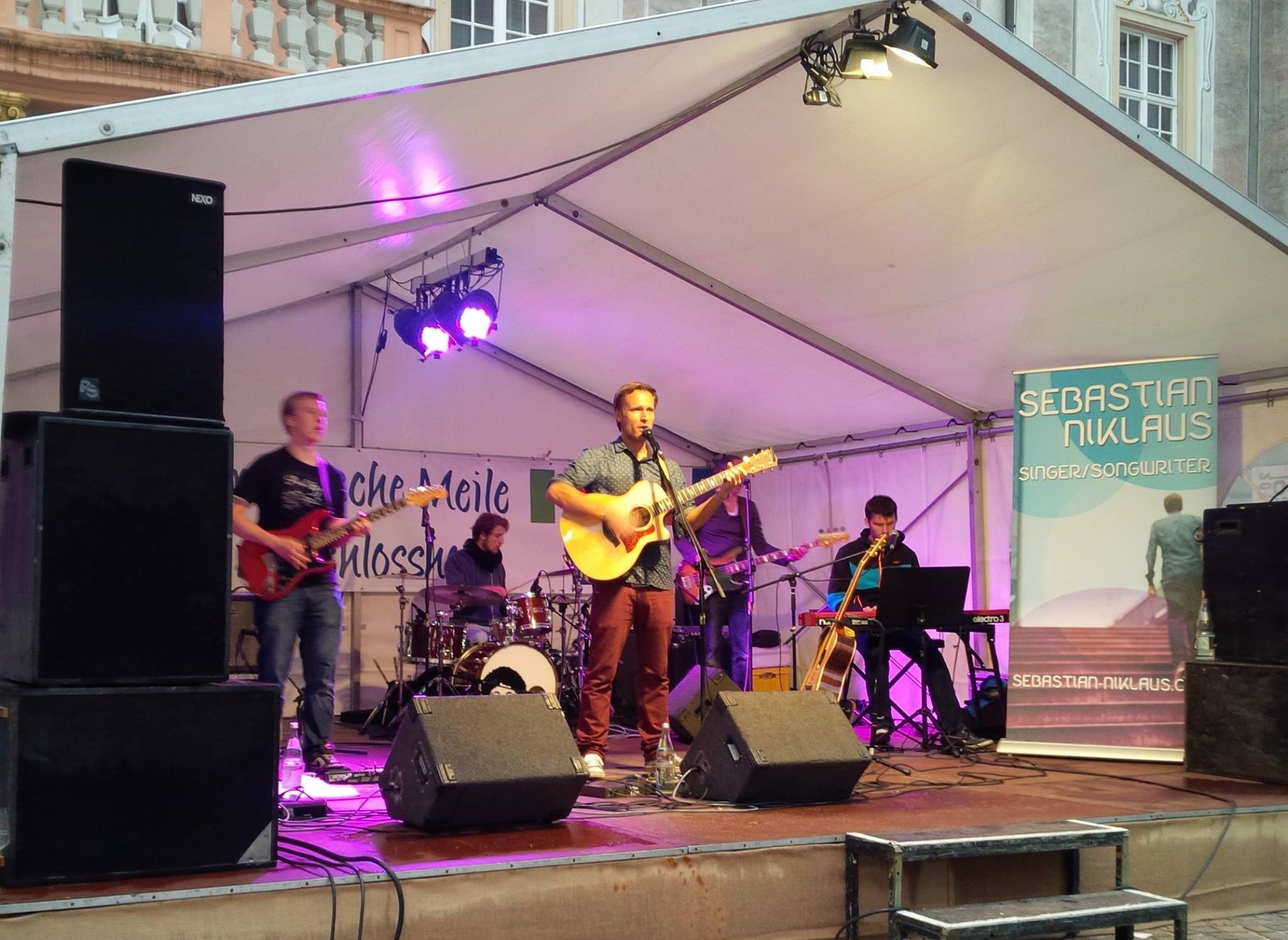 Sebastian Niklaus und Band - Ettlingen Marktfest 2014