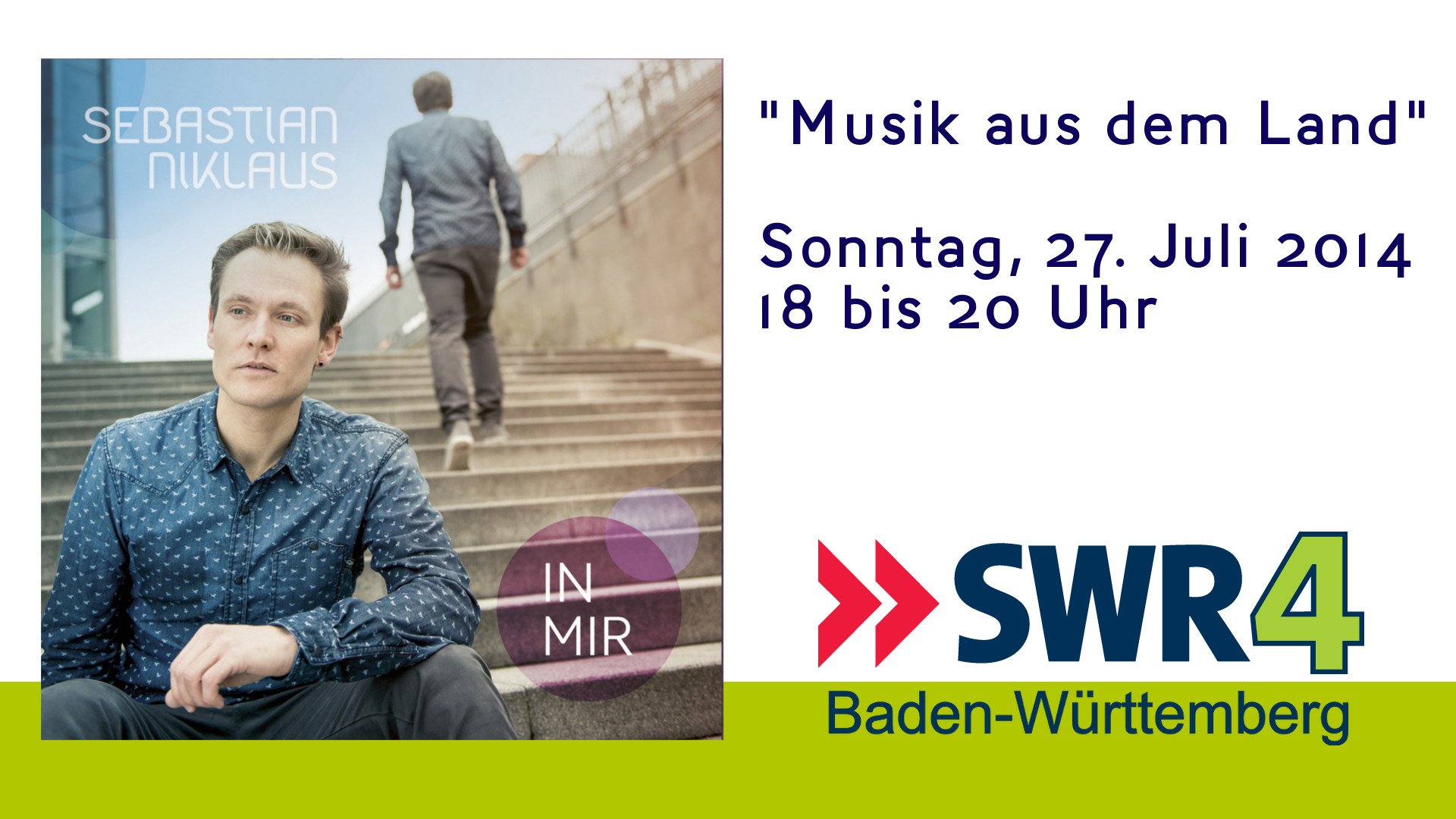 In mir - Vorstellung bei SWR4 Musik aus dem Land